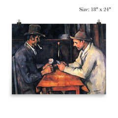 The Card Players by Paul Cezanne poster 5
