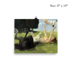 The Centaur Playing With Her Child by Otto Soltau poster 4