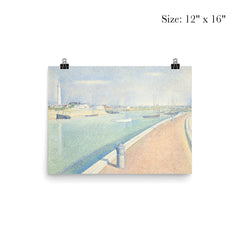 The Channel of Gravelines Petit Fort Philippe by Georges Seurat poster 3