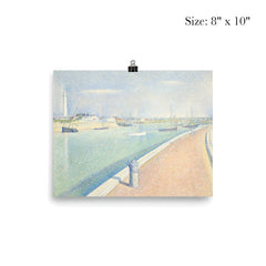 The Channel of Gravelines Petit Fort Philippe by Georges Seurat poster 4