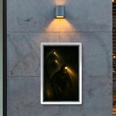 The Chernobyl divers descending with headlamps poster 2
