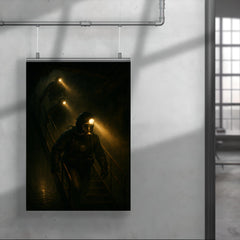 The Chernobyl divers descending with headlamps poster 4