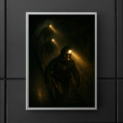 The Chernobyl divers descending with headlamps poster 5
