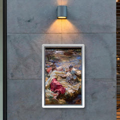 The Chess Game by John Singer Sargent poster 2