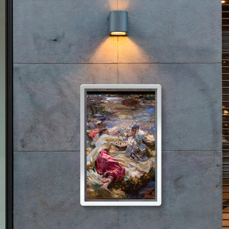 The Chess Game by John Singer Sargent poster 2