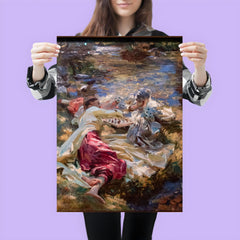 The Chess Game by John Singer Sargent poster 3