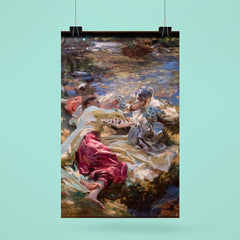 The Chess Game by John Singer Sargent poster 6