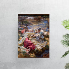 The Chess Game by John Singer Sargent poster 7