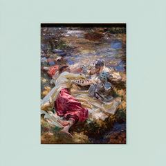 The Chess Game by John Singer Sargent poster 8