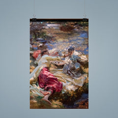 The Chess Game by John Singer Sargent poster 9