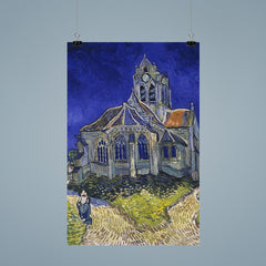 The Church at Auvers by Vincent van Gogh poster 9