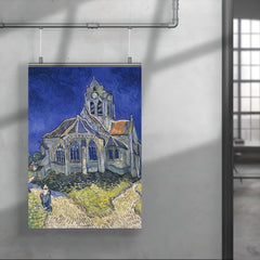 The Church in Auvers-sur-Oise, View from the Chevet by Vincent van Gogh, 1890 poster 4