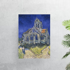 The Church in Auvers-sur-Oise, View from the Chevet by Vincent van Gogh, 1890 poster 7