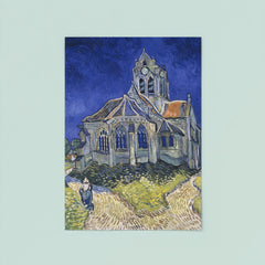 The Church in Auvers-sur-Oise, View from the Chevet by Vincent van Gogh, 1890 poster 8