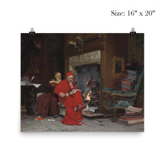 The Committee on Moral Books by Jehan-Georges Vibert, 1866 poster 2