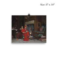 The Committee on Moral Books by Jehan-Georges Vibert, 1866 poster 4