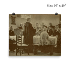 The Communion by Gari Melchers poster 2