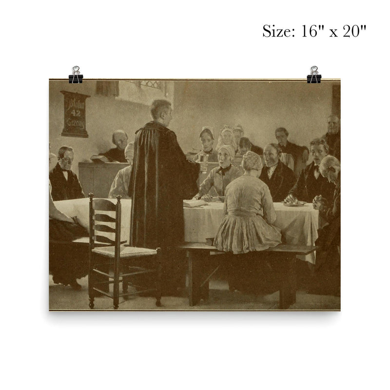 The Communion by Gari Melchers poster 2