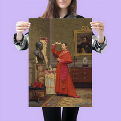 The Comparison by Jehan Georges Vibert poster 3