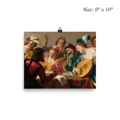 The Concert by Gerrit van Honthorst, 1623 poster 4