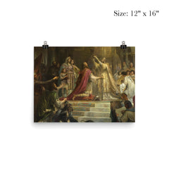 The Coronation of Charlemagne by Friedrich Kaulbach, 1861 poster 3
