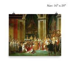 The Coronation of Napoleon by Jacques-Louis David poster 2