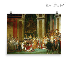The Coronation of Napoleon by Jacques-Louis David poster 5