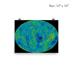 The Cosmic Microwave Background map of the universe poster 3