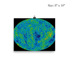 The Cosmic Microwave Background map of the universe poster 4