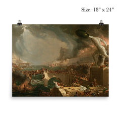 The Course of Empire: Destruction by Thomas Cole, 1836 poster 5