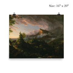 The Course of Empire: The Savage State by Thomas Cole, 1834 poster 2