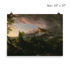The Course of Empire: The Savage State by Thomas Cole, 1834 poster 5