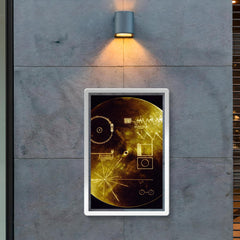 The cover of the Voyager Golden Record - The Sounds of Earth poster 2