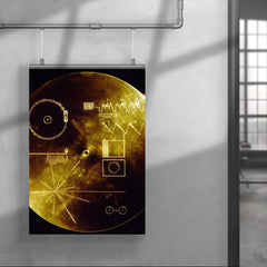 The cover of the Voyager Golden Record - The Sounds of Earth poster 4