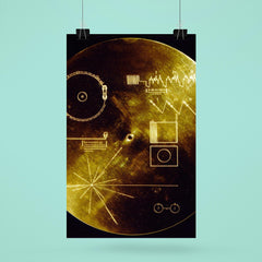 The cover of the Voyager Golden Record - The Sounds of Earth poster 6