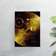 The cover of the Voyager Golden Record - The Sounds of Earth poster 7