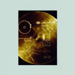 The cover of the Voyager Golden Record - The Sounds of Earth poster 8