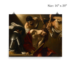 The Crowning with Thorns by Caravaggio poster 2
