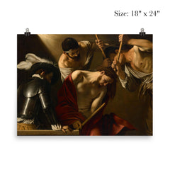 The Crowning with Thorns by Caravaggio poster 5