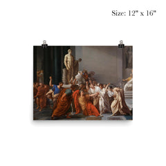 The Death of Caesar by Vincenzo Camuccini poster 3