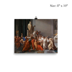 The Death of Caesar by Vincenzo Camuccini poster 4