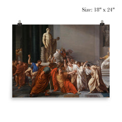 The Death of Caesar by Vincenzo Camuccini poster 5