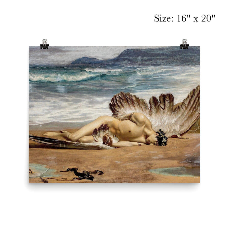 The Death of Icarus by Alexandre Cabanel poster 2