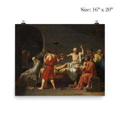 The Death of Socrates by Jacques-Louis David poster 2