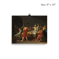 The Death of Socrates by Jacques-Louis David poster 4
