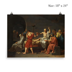 The Death of Socrates by Jacques-Louis David poster 5
