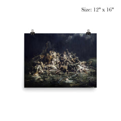 The Deluge by Leon Comerre, 1911 poster 3