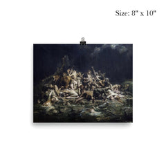 The Deluge by Leon Comerre, 1911 poster 4