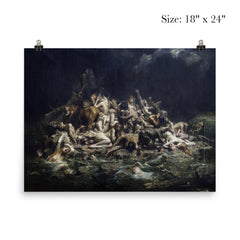 The Deluge by Leon Comerre, 1911 poster 5