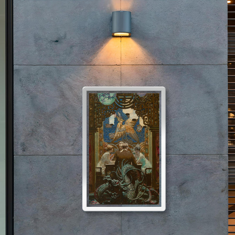 The Den of Iniquity, The Valley of the Giants by Dean Cornwell poster 2